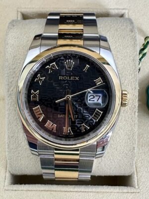 JAN SALE** Rolex Datejust 36mm Steel and Yellow Gold 116203