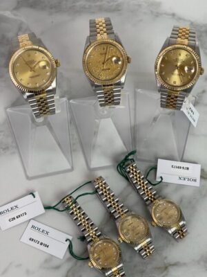 Rolex Datejust 36mm FULL SET Steel and Yellow Gold 16233