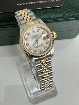 ROLEX LADIES DATEJUST 26 69173 FULL SET