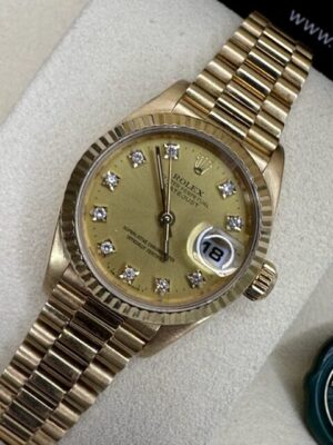 ROLEX LADIES 26MM DATEJUST FULL GOLD