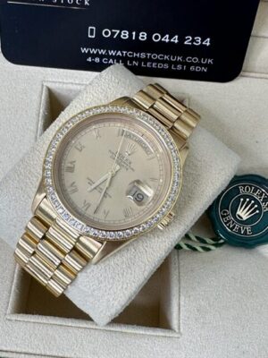 ROLEX 18K YELLOW GOLD DAYDATE 36MM