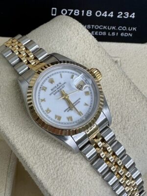 ROLEX LADIES DATEJUST 26 69173 FULL SET