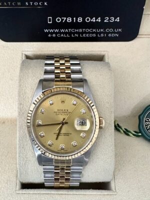 Rolex Datejust 36mm Steel and Yellow Gold 16233