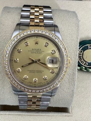 Rolex Datejust 36mm Steel and Yellow Gold 16233