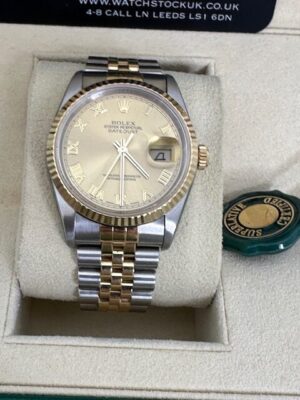 Rolex 2005 Datejust 36mm Steel and 18k Gold 16233