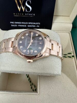 ROLEX 18K ROSE GOLD DATEJUST 31MM