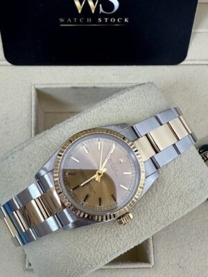 LADIES 31MM STEEL AND 18K GOLD