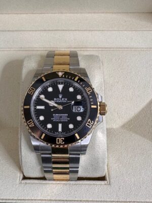 ROLEX CERAMIC SUBMARINER 2023 126613LN 18K AND STEEL