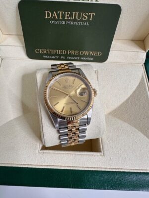 Rolex Datejust 36mm Steel and Yellow Gold 16233