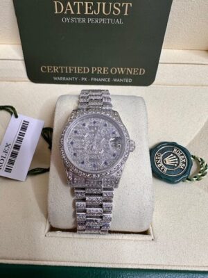 ROLEX MIDSIZE WHITE GOLD DATEJUST 31MM 68279