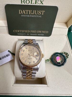 Rolex Datejust 36mm Steel and Yellow Gold 16233