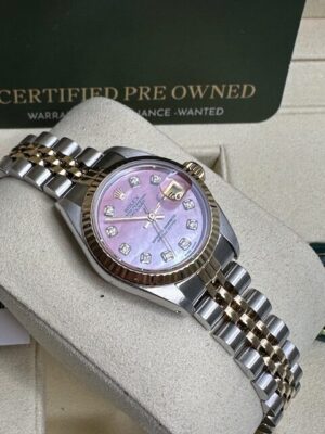 ROLEX LADIES DATEJUST MOTHER OF PEARL 26MM 69173