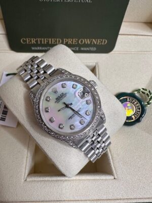 ROLEX DATEJUST 31MM FULL STONE SET