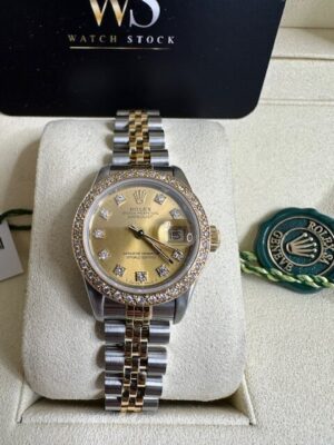 ROLEX LADIES DATEJUST DIAMOND 26MM 69173