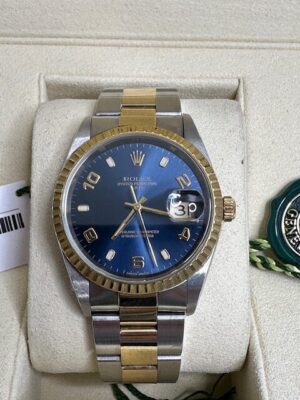 ROLEX OYSTER PERPETUAL DATE 34MM 18K AND STEEL