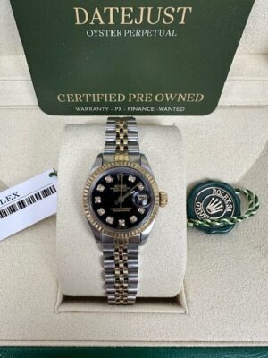 ROLEX LADIES DATEJUST 26MM 18K AND STEEL