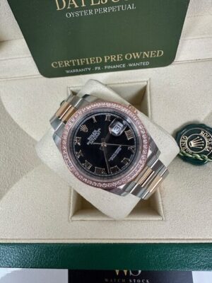 ROLEX DATEJUST 36MM ROSE GOLD AND STEEL 116201