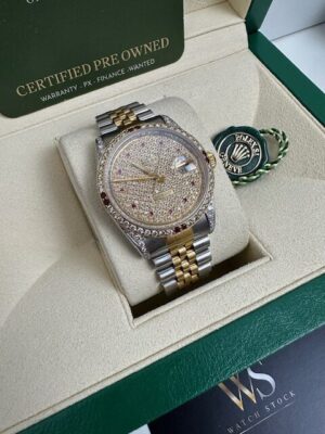 Rolex Diamond set Datejust 36mm Steel and Yellow Gold