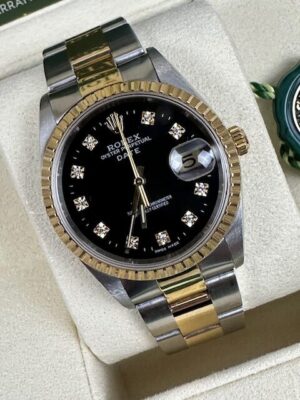 ROLEX OYSTER PERPETUAL DATE 34MM 18K AND STEEL