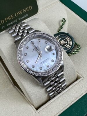 ROLEX OYSTER PERPETUAL 34MM STEEL BOX AND PAPERS