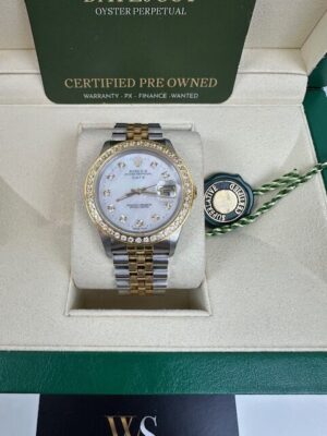 ROLEX OYSTER PERPETUAL DATE 18K AND STEEL  34MM
