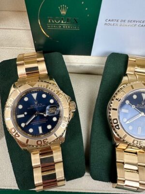 ROLEX YACHTMASTER 2025 ROLEX SERVICE YELLOW GOLD 40MM