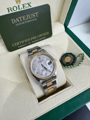 ROLEX OYSTER PERPETUAL DATE 34MM 18K AND STEEL