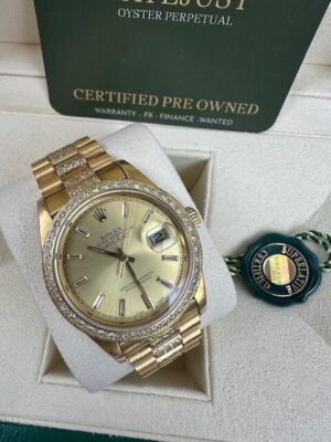 ROLEX  YELLOW GOLD DATEJUST 36MM FULL SET