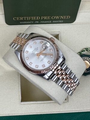 ROLEX DATEJUST 36MM ROSE GOLD AND STEEL 116231