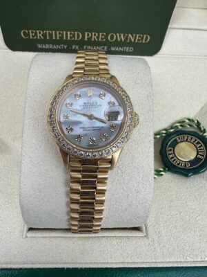 ROLEX DATEJUST LADIES 18K , 69178
