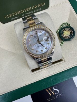 ROLEX OYSTER PERPETUAL DATE 34MM 18K AND STEEL
