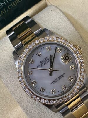 DATEJUST 78273 31MM MID SIZE STEEL AND 18K GOLD