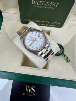 ROLEX OYSTER PERPETUAL DATE 34MM BOX AND PAPERS