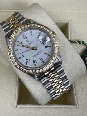ROLEX OYSTER PERPETUAL DATE 34MM BOX AND CERTIFICATES