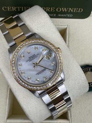 DATEJUST 78273 31MM MID SIZE STEEL AND 18K GOLD