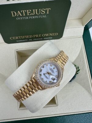 ROLEX 18K LADIES 26MM DATEJUST