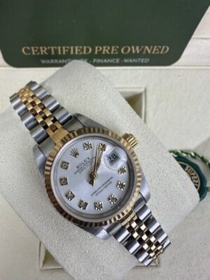 ROLEX 2004 LADIES DATEJUST 26 79173 FULL SET