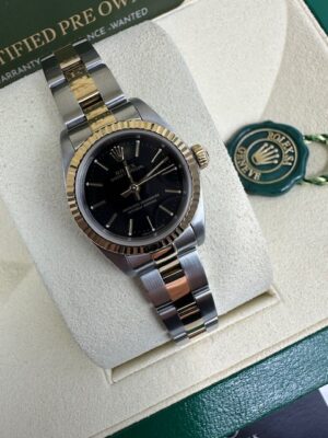 ROLEX 18K AND STEEL OYSTER PERPETUAL