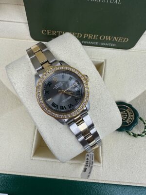 ROLEX LADIES DATEJUST 26MM 18K AND STEEL