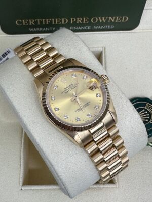 ROLEX 18K YELLOW GOLD DATEJUST  31MM