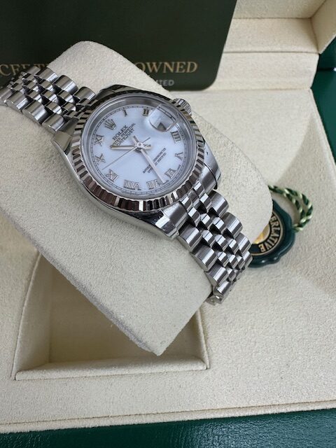 DATEJUST  179174 26MM  STEEL  BOX AND PAPERS