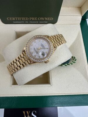 ROLEX LADIES  26MM DATEJUST FULL YELLOW GOLD
