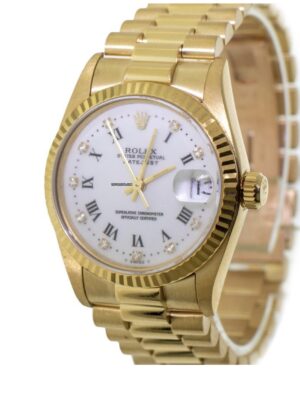 ROLEX 18K YELLOW GOLD DATEJUST 31MM