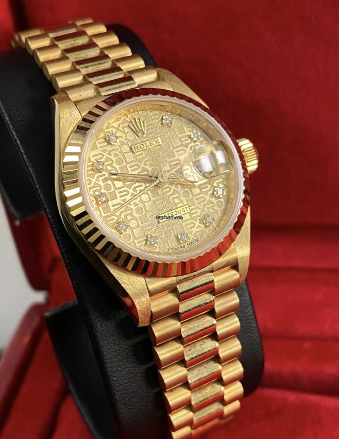 ROLEX DATEJUST LADIES 18K , 69178 BOX AND PAPERS