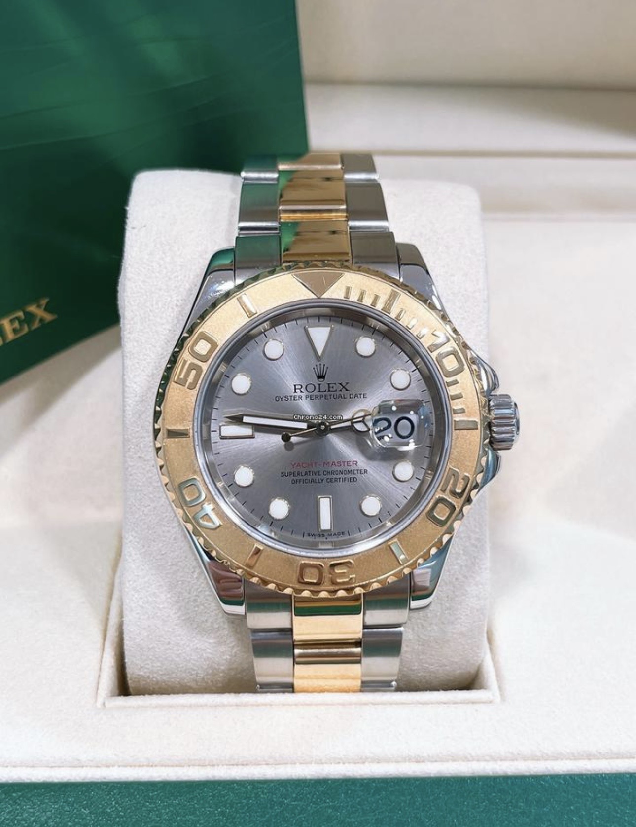 ROLEX YACHTMASTER 16623 40MM BOX AND CERTIFICATES