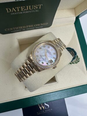 ROLEX 18K YELLOW GOLD DATEJUST  31MM