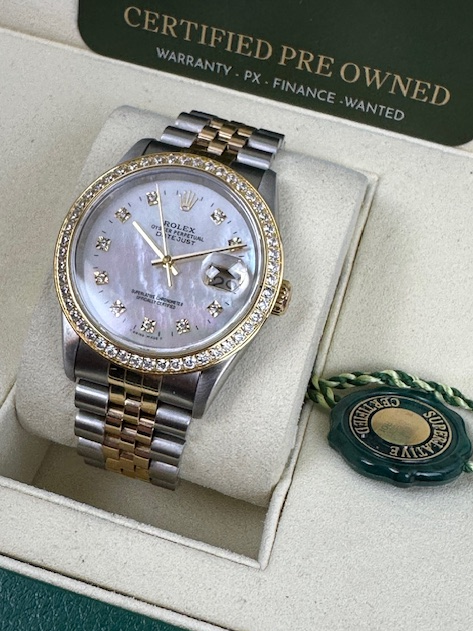 Rolex Datejust 36mm Steel and 18k Yellow Gold