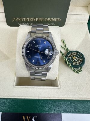 ROLEX OYSTER PERPETUAL 34MM STEEL BOX AND PAPERS