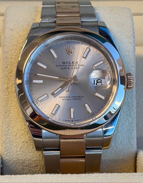 ROLEX SUNDUST ROSE GOLD 41MM DATEJUST 126301