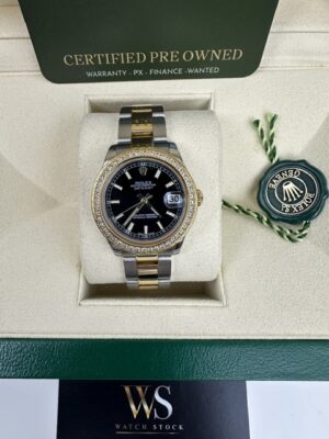 DATEJUST 178243 MIDSIZE 31MM STEEL AND 18K GOLD BOX AND PAPERS